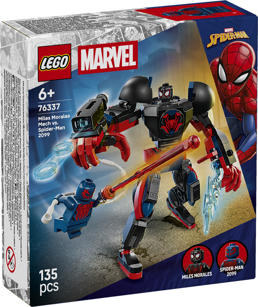 LEGO Super Heroes Marvel Miles Morales Mech vs. Spider-Man 2099 76337
