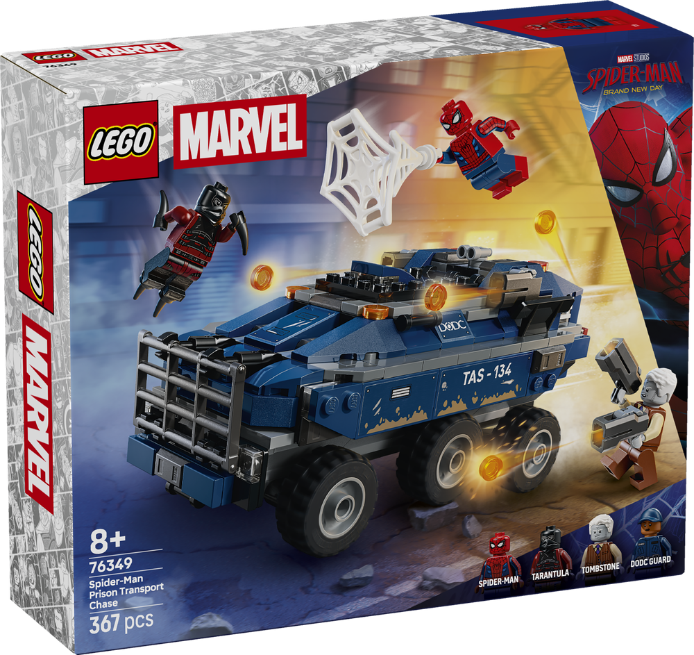 LEGO Super Heroes Marvel Spider-Man Prison Transport Chase 76349