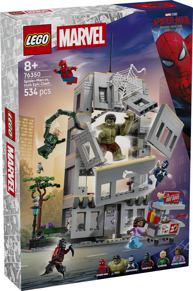 LEGO Super Heroes Marvel Spider-Man vs Hulk Epic Clash 76350