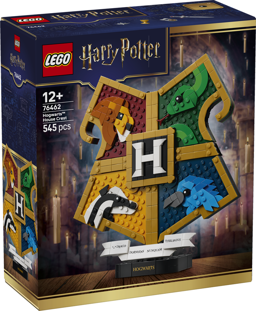 LEGO Harry Potter Display Hogwarts House Crest 76462