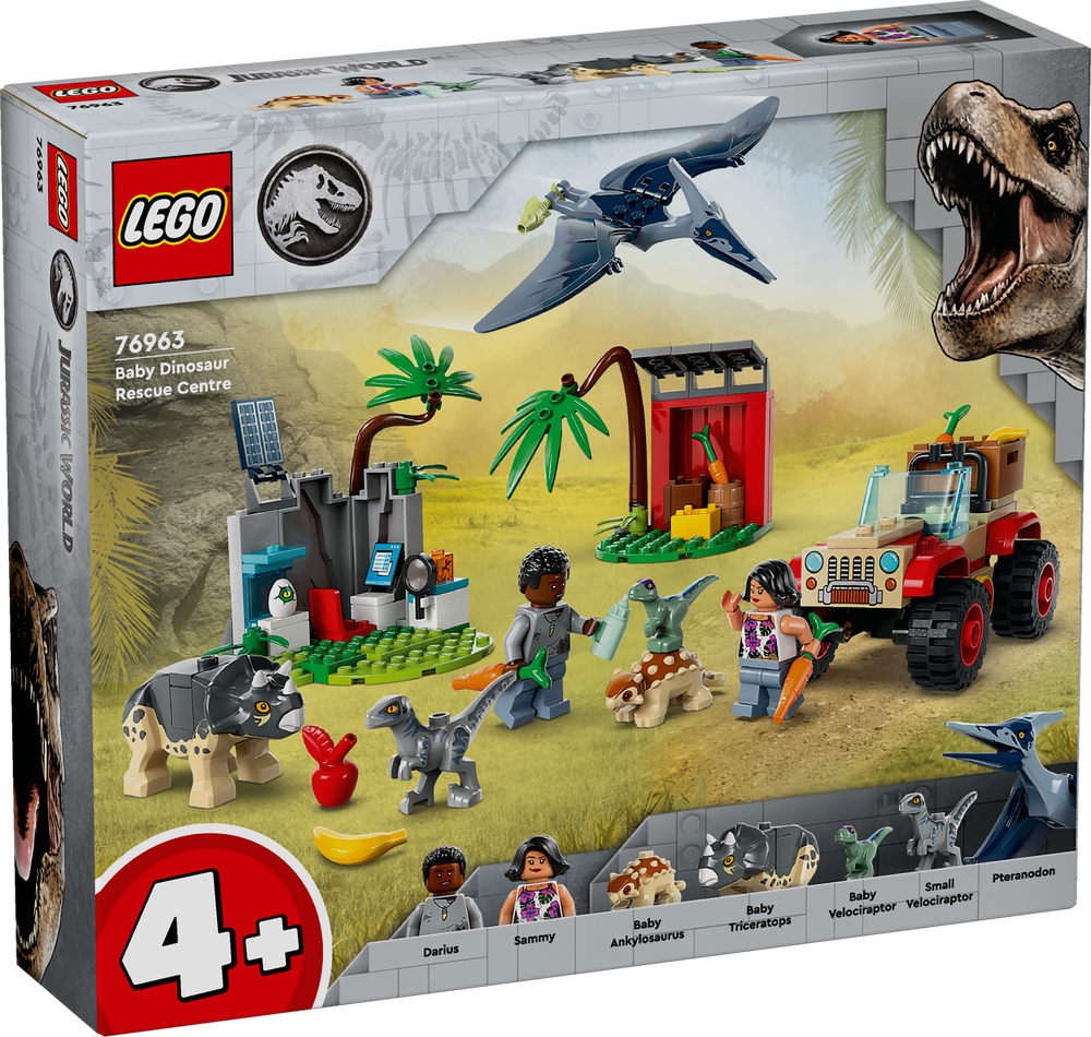 LEGO Jurassic World Baby Dinosaur Rescue Center 76963