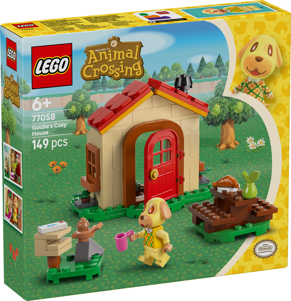 LEGO Animal Crossing Goldies Cosy House 77058