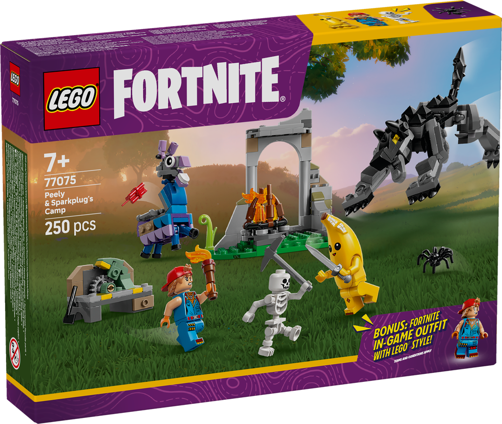 LEGO Fortnite Peely & Sparkplug's Camp 77075