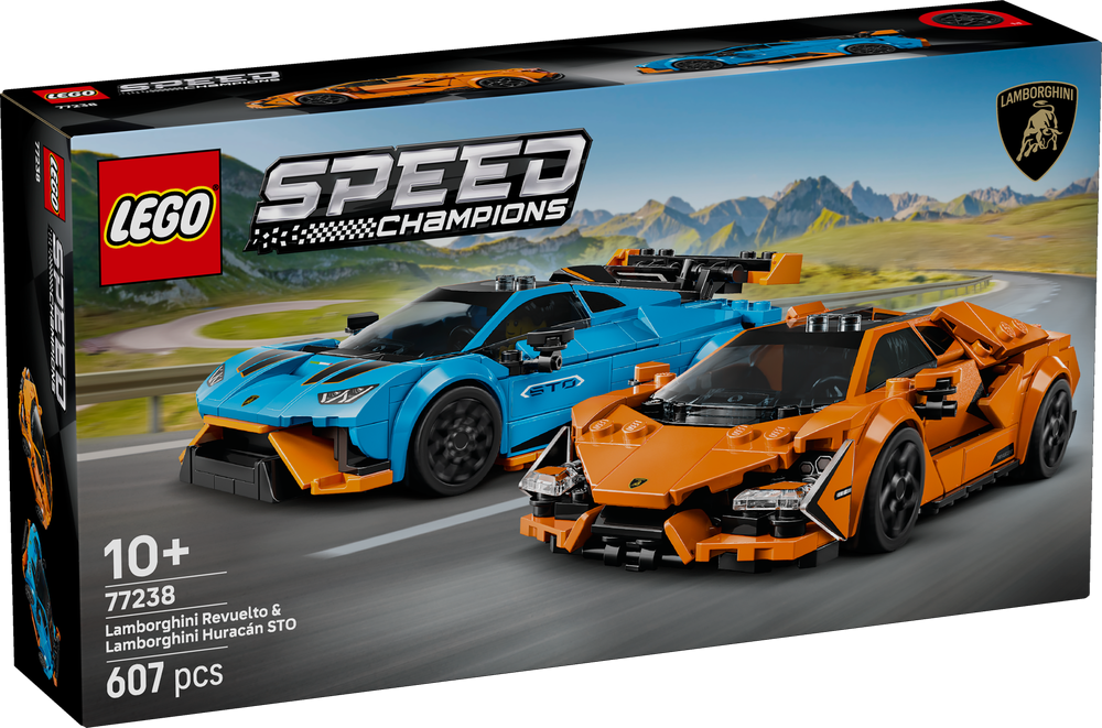 LEGO Speed Champions Lamborghini Revuelto & Huracan STO 77238