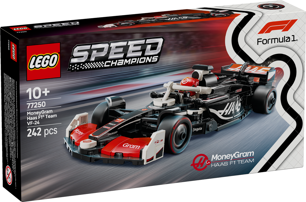 LEGO Speed Champions MoneyGram Haas F1 Team VF-24 Race Car 77250