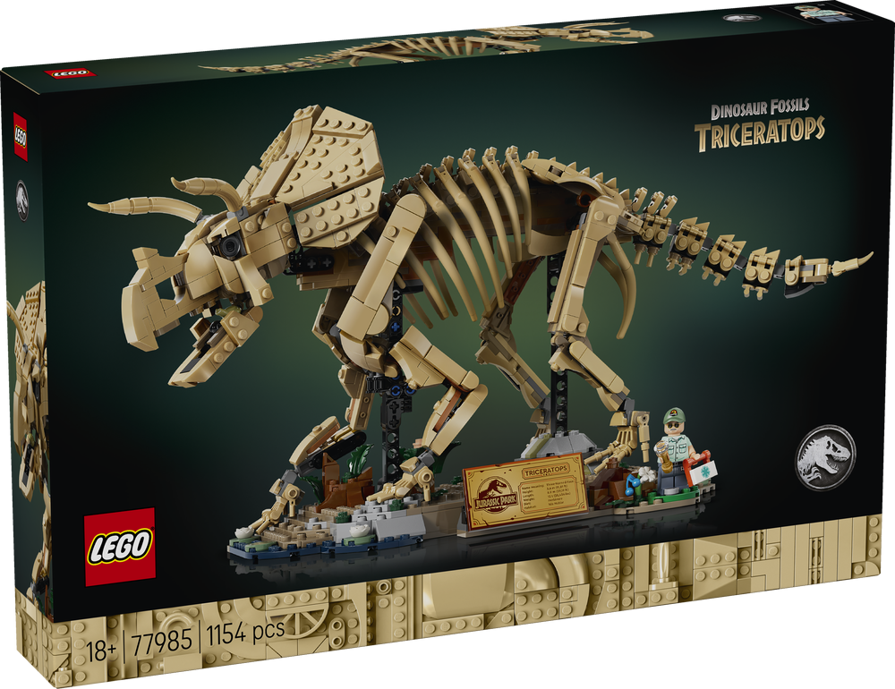 Jurassic World Dinosaur Fossils Triceratops 77985