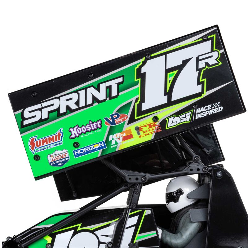 LOSI 22S Car RTR Green RC Sprint Car 1/10 Scale (16)