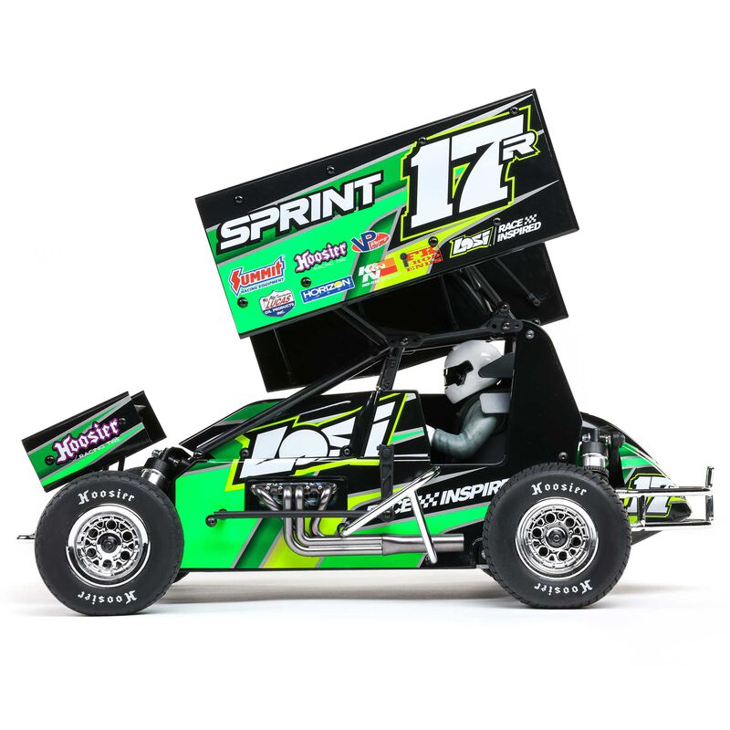 LOSI 22S Car RTR Green RC Sprint Car 1/10 Scale (26)