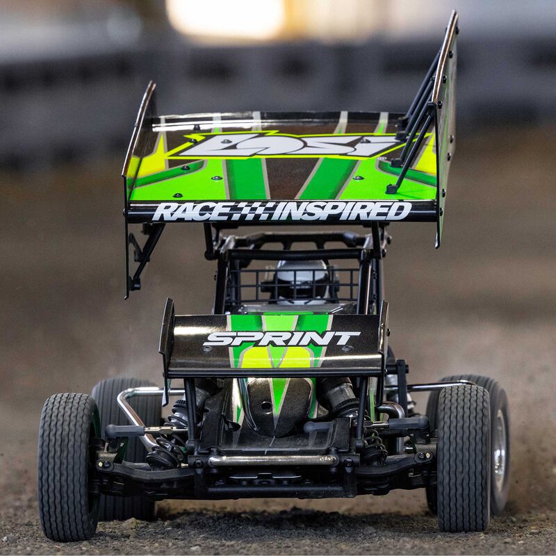 LOSI 22S Car RTR Green RC Sprint Car 1/10 Scale (29)