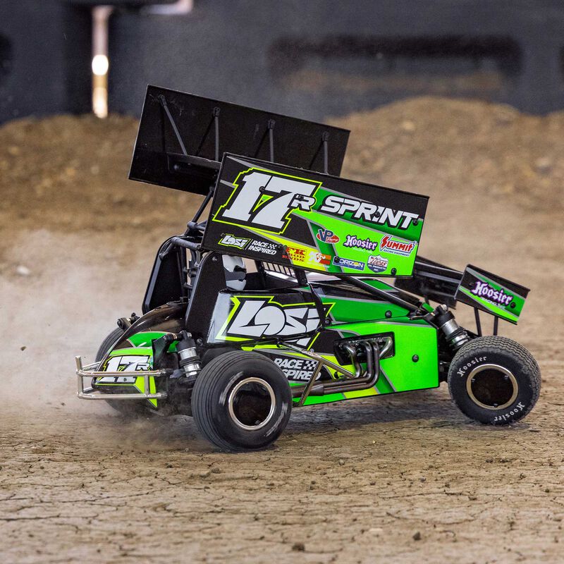 LOSI 22S Car RTR Green RC Sprint Car 1/10 Scale (28)