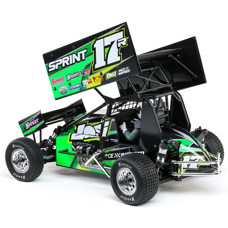 LOSI 22S Car RTR Green RC Sprint Car 1/10 Scale (22)