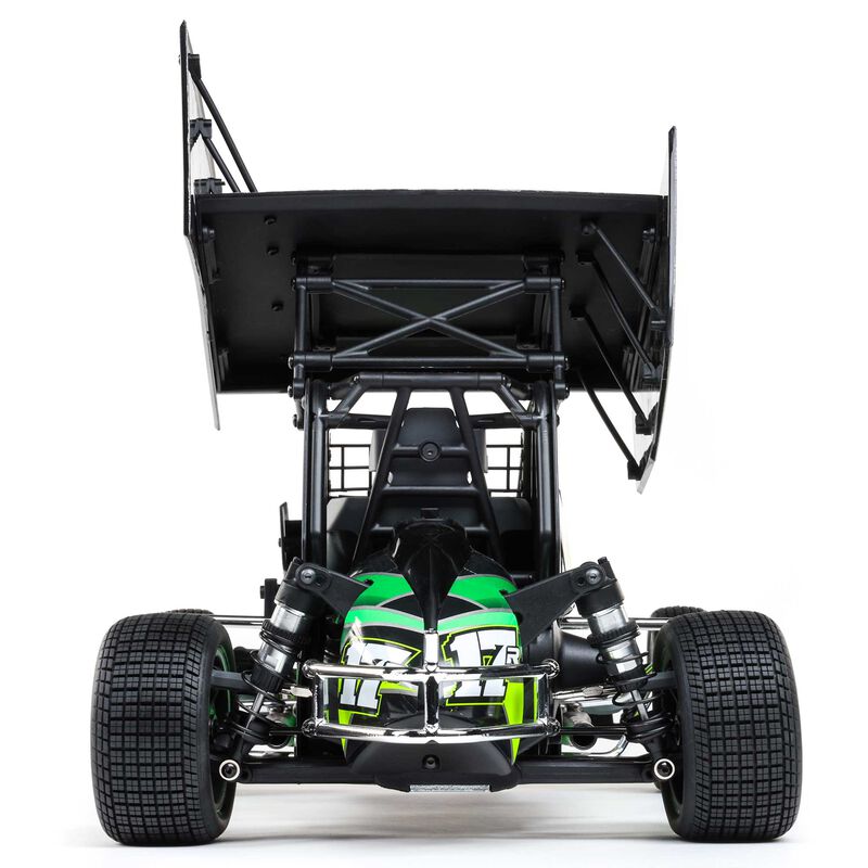 LOSI 22S Car RTR Green RC Sprint Car 1/10 Scale (24)