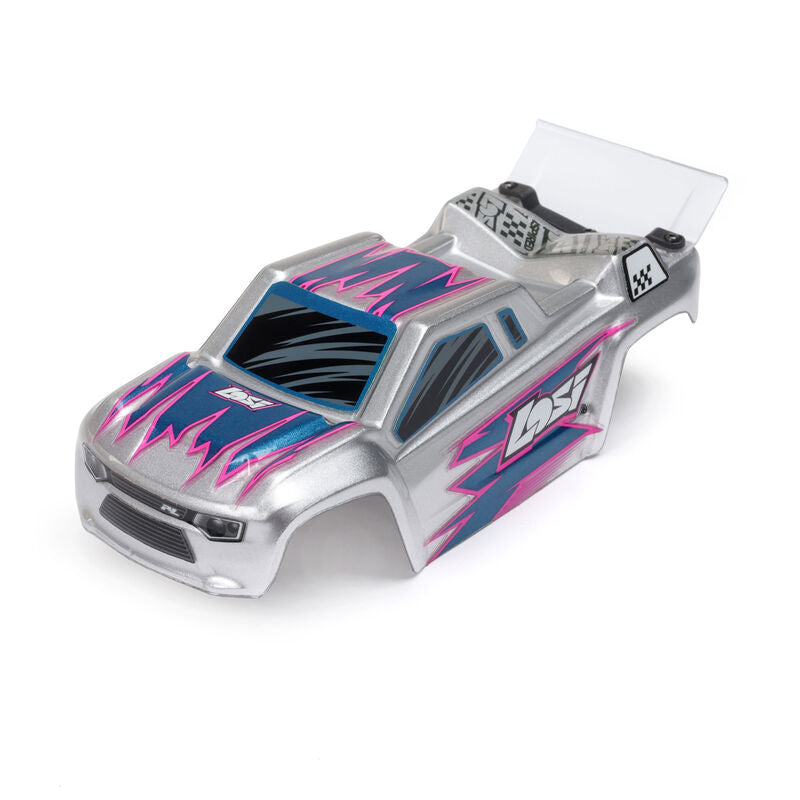 LOSI Micro-T 2WD Silver RTR RC Stadium Truck 1/28 Scale (12)