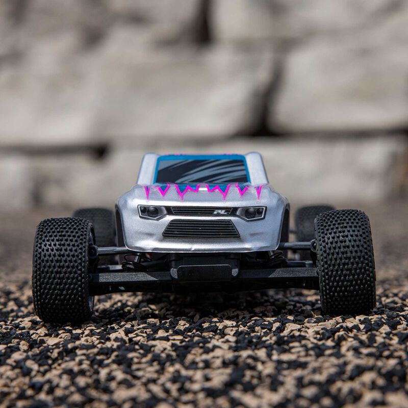 LOSI Micro-T 2WD Silver RTR RC Stadium Truck 1/28 Scale (20)