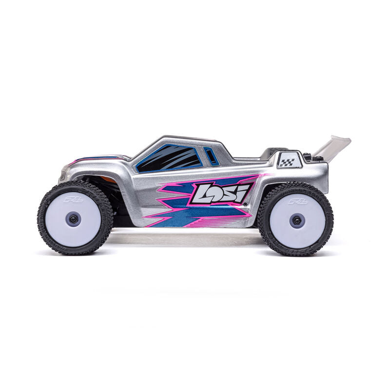 LOSI Micro-T 2WD Silver RTR RC Stadium Truck 1/28 Scale (17)