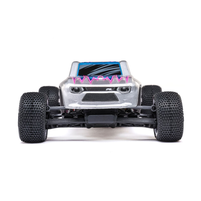 LOSI Micro-T 2WD Silver RTR RC Stadium Truck 1/28 Scale (15)