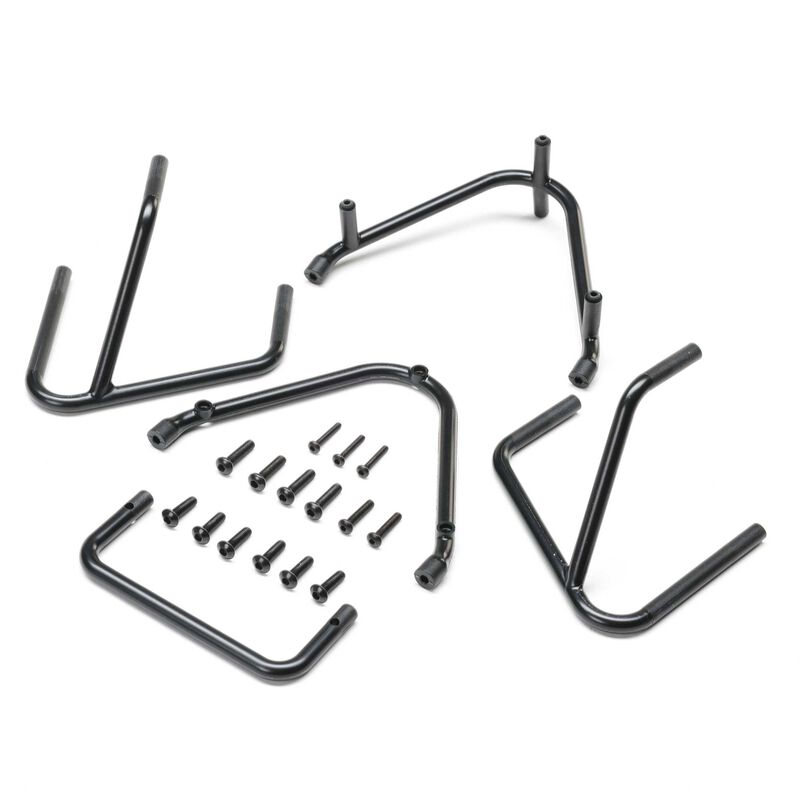 Losi LOS1898 Bumper Set, Black