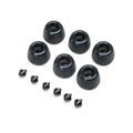 LOSI LOS-2288 Rubber Lean Bar Wheels & Stops (6): PM-SM (9250498445549)