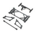 LOSI LOS-2423 Front Wing Mount Set, Black: 22S Sprint (9250499559661)