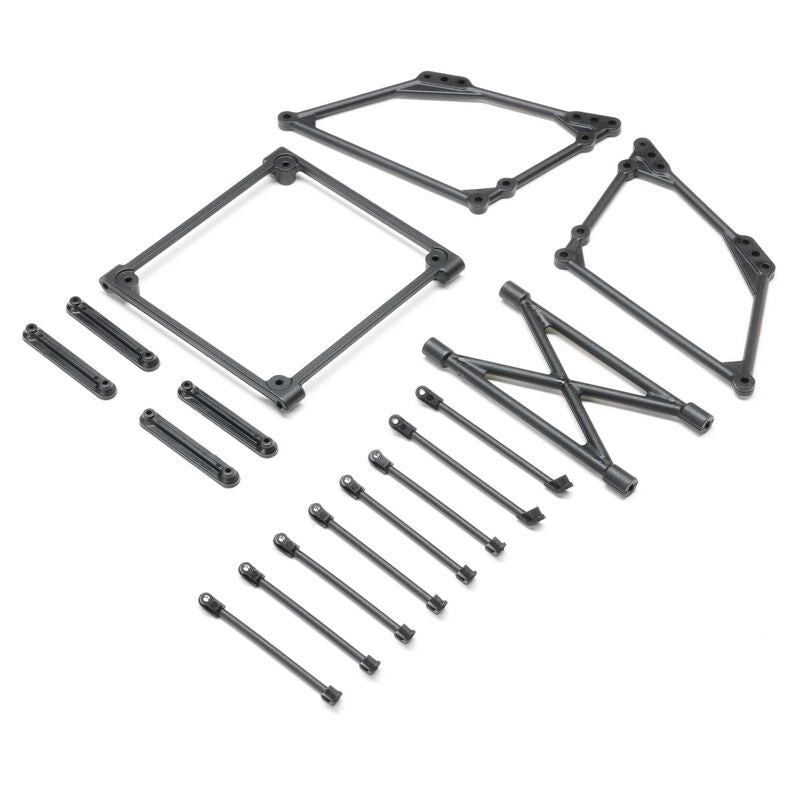 Losi LOS2428 Top Wing Mount Set, Black