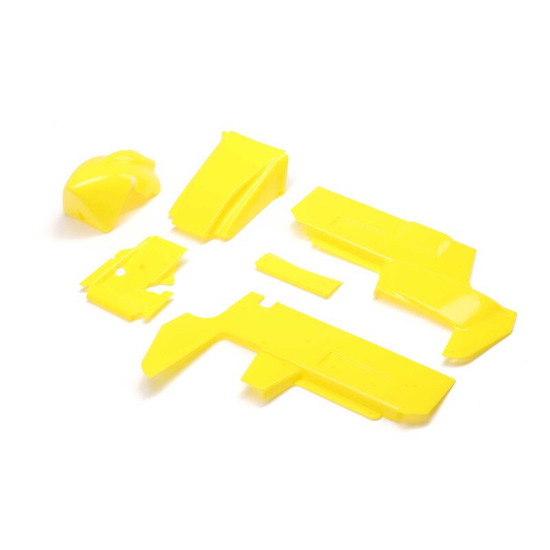 Losi LOS2854 Body Panel Set, Yellow: 22S Sprint