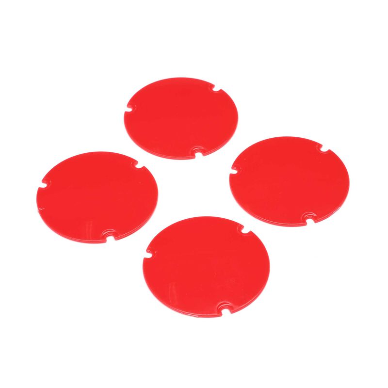 LOSI LOS-2890 Wheel Cover Set, Red: 22S Sprint (9250500542701)