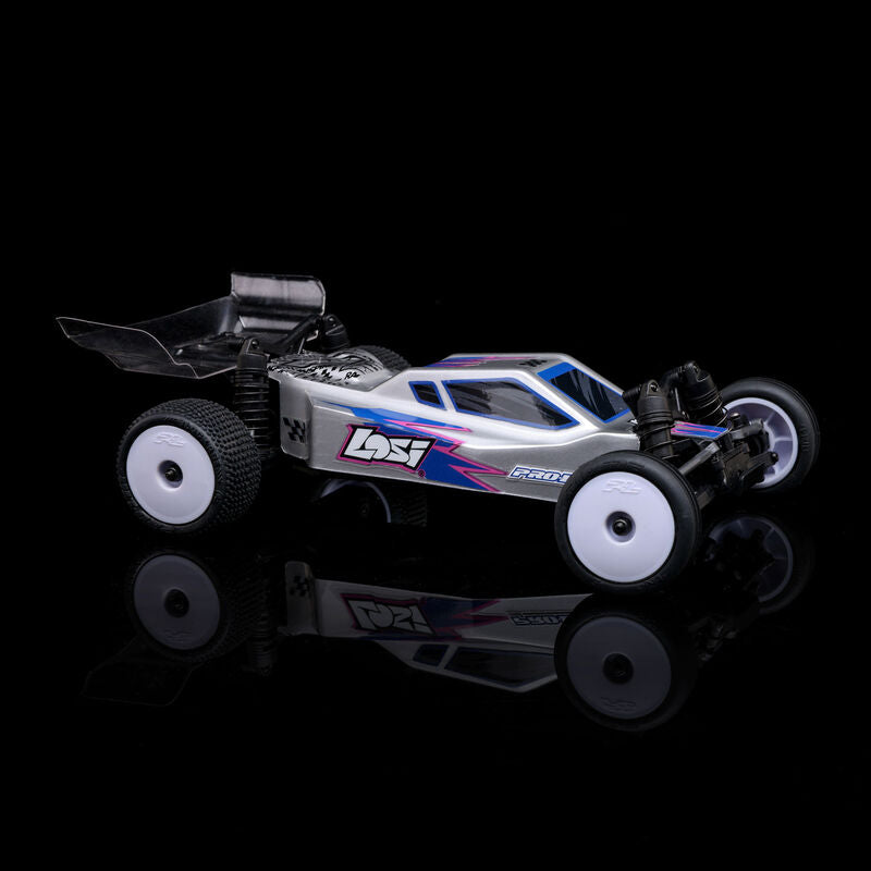 LOSI Micro-B 2WD RTR Silver RC Buggy 1/24 Scale (20)