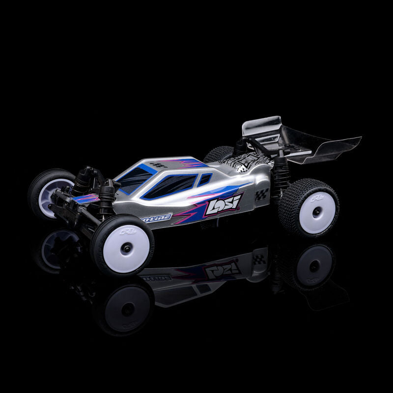 LOSI Micro-B 2WD RTR Silver RC Buggy 1/24 Scale (25)