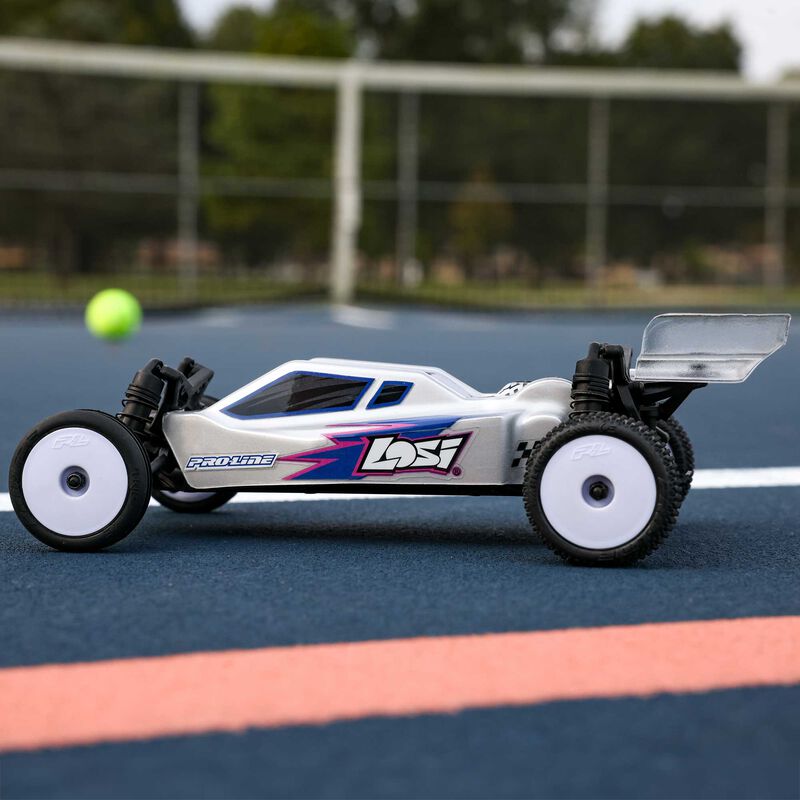LOSI Micro-B 2WD RTR Silver RC Buggy 1/24 Scale (33)
