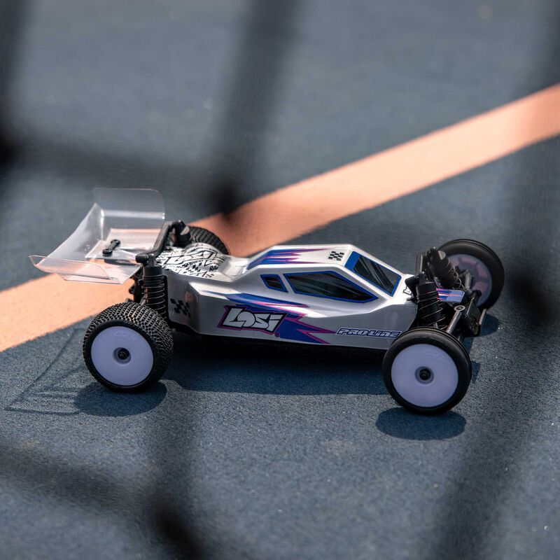 LOSI Micro-B 2WD RTR Silver RC Buggy 1/24 Scale (34)