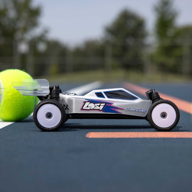 LOSI Micro-B 2WD RTR Silver RC Buggy 1/24 Scale (30)