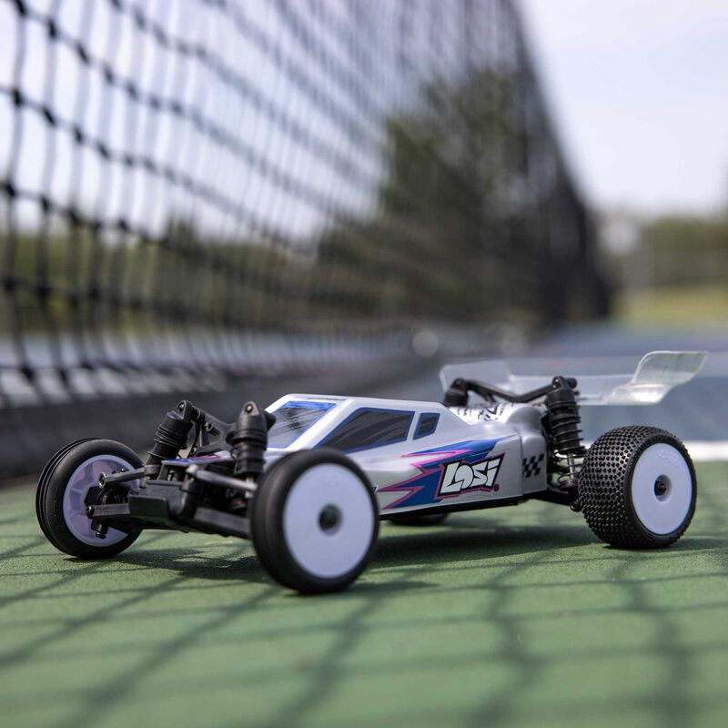 LOSI Micro-B 2WD RTR Silver RC Buggy 1/24 Scale (35)