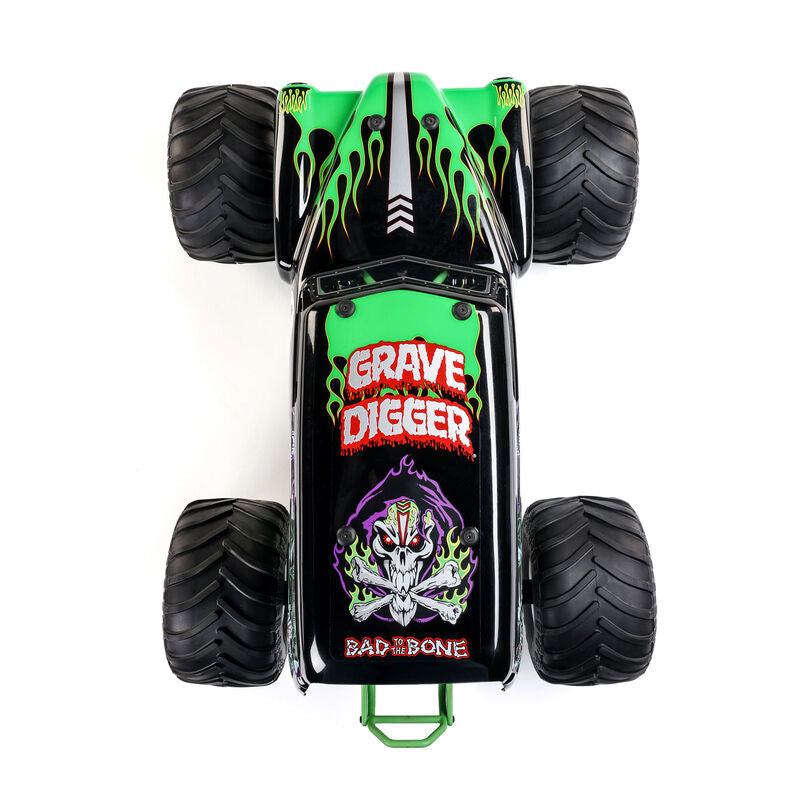 LOSI LMT 2.0 Grave Digger 4X4 Solid Axle Brushless RTR RC Monster Truck 1/8 Scale (10)