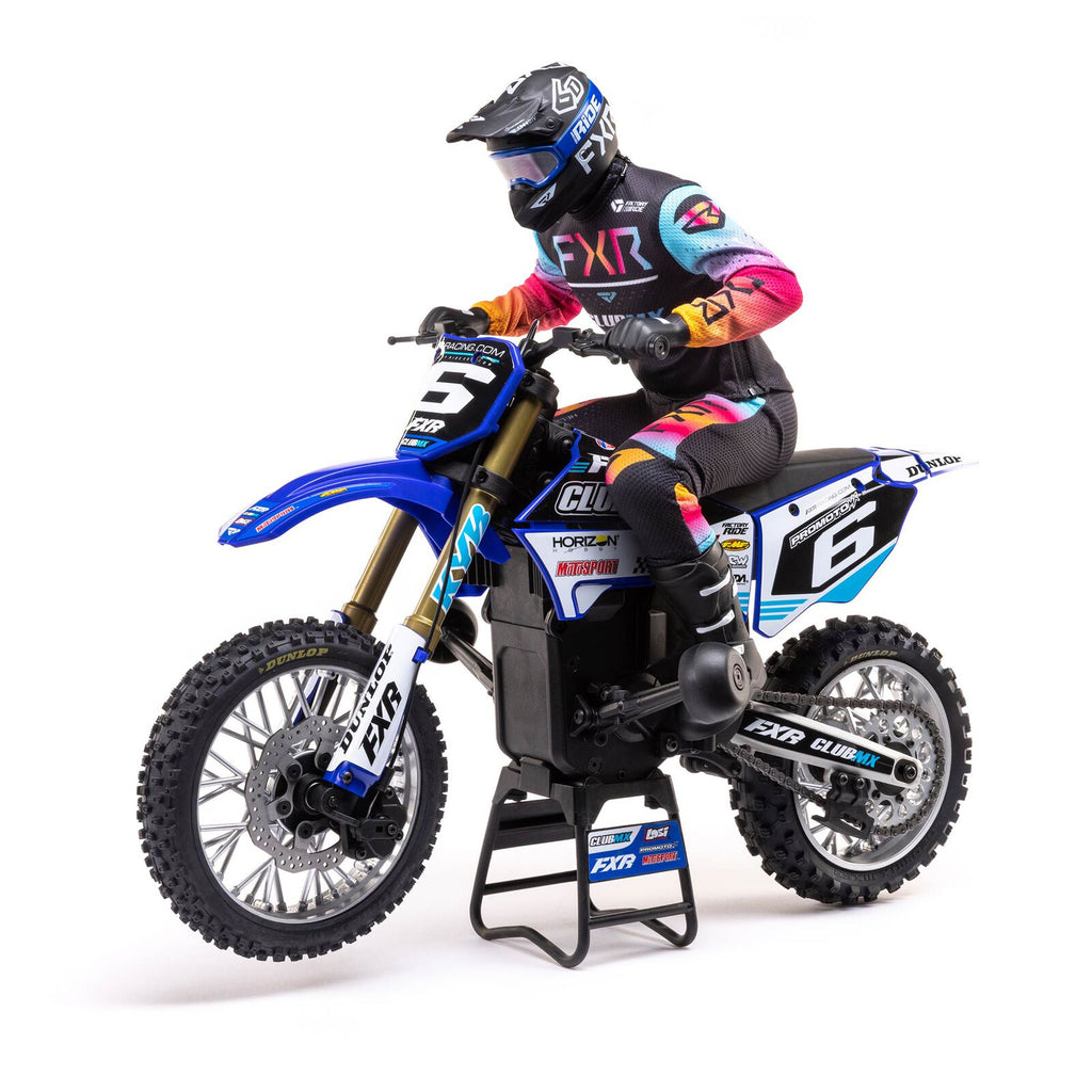 TLR LOSI LOS06000T2 1/4 Promoto-MX Motorcycle RTR Club MX Blue (8347092123885)