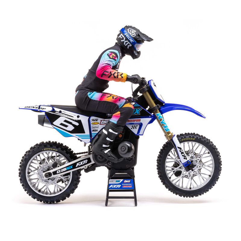 TLR LOSI LOS06000T2 1/4 Promoto-MX Motorcycle RTR Club MX Blue (8347092123885)