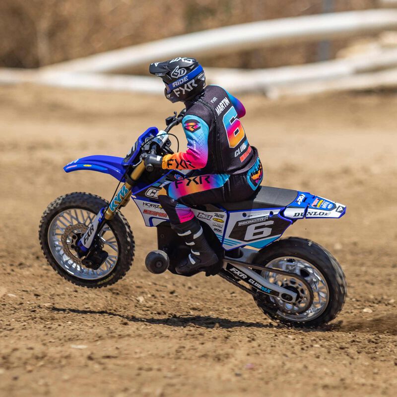 TLR LOSI LOS06000T2 1/4 Promoto-MX Motorcycle RTR Club MX Blue - Hobby City NZ (8347092123885)