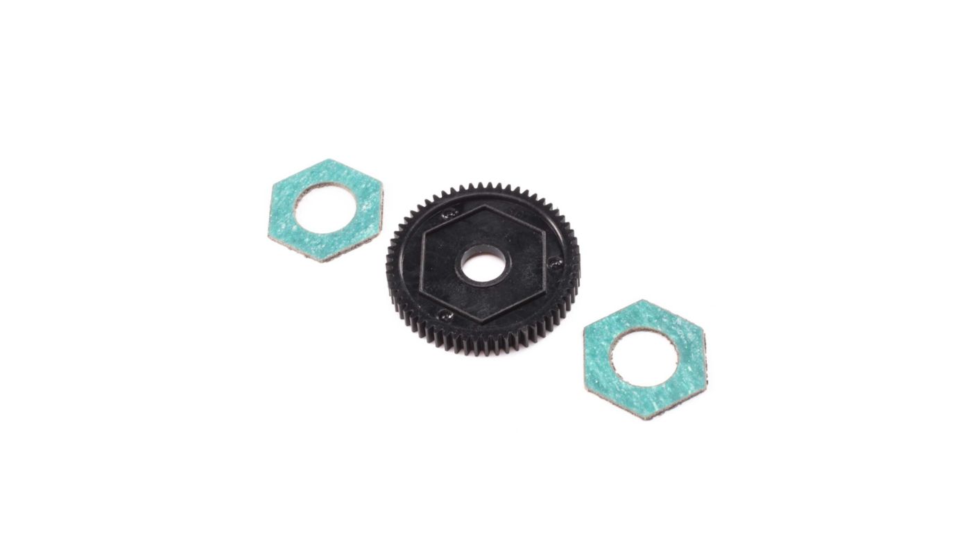 TLR LOSI LOS212016 Spur Gear with Slipper Pads 60T 0.5 MOD (8347854504173)