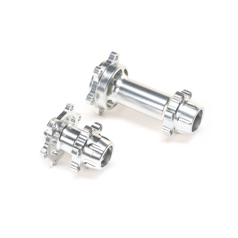 TLR LOSI LOS362005 Aluminum Hub Set Machined Silver : Promoto-MX (8347093106925)