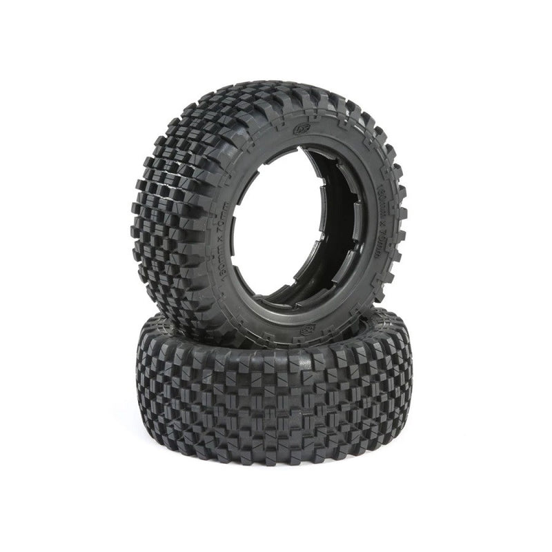 Losi 45023 Tire Set Firm (2): 5ive-T 2.0 by LOSI