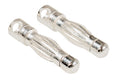 LRP 65835 4mm Silver Universal Connectors Male Plugs