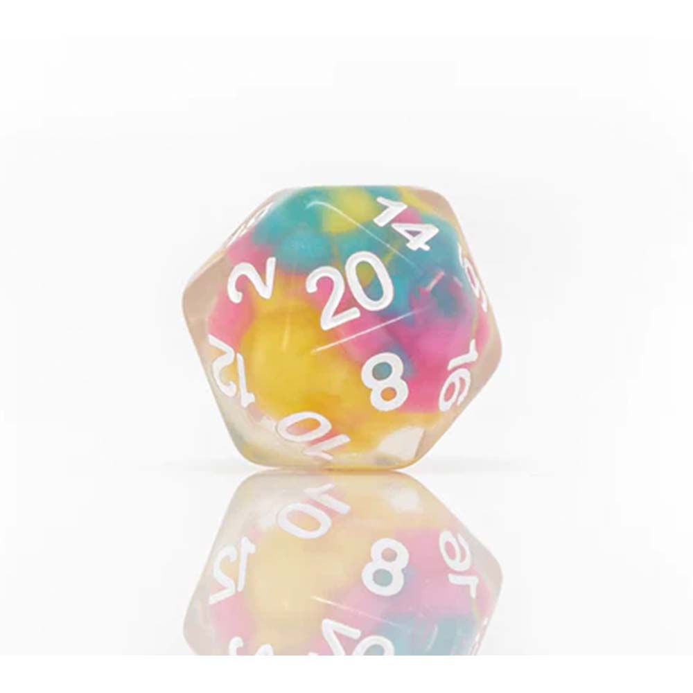 Sirius Dice Set Cotton Candy Glowworm