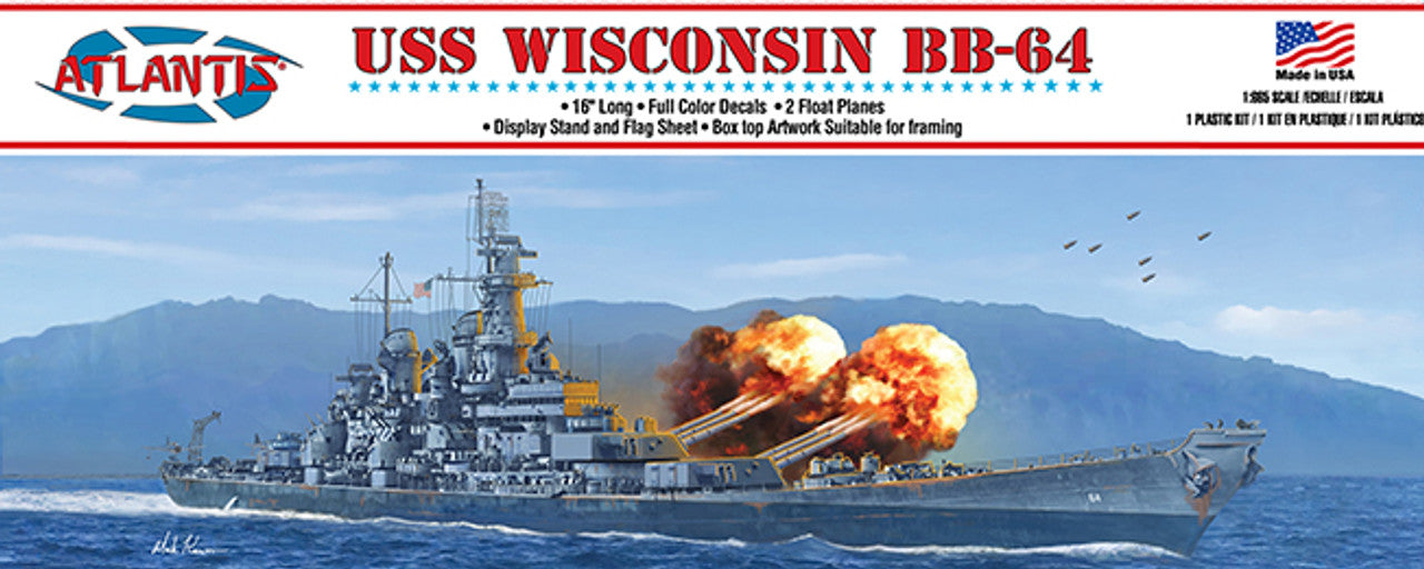 Atlantis Models USS Wisconsin BB64 BShip