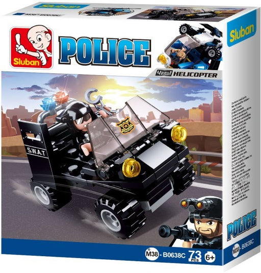 xSluban B0638C Police: SWAT Buggy (73pcs) - Hobby City NZ (7546229227757)