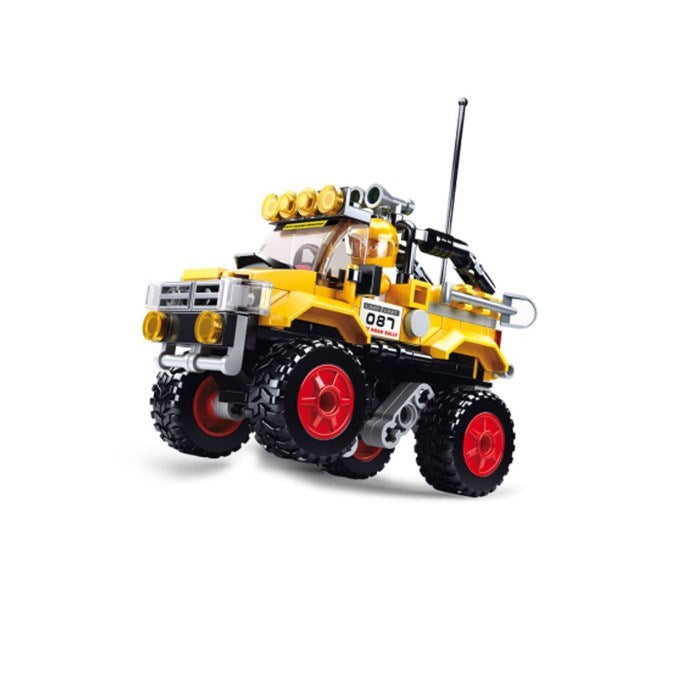 xSluban B0663A Car Club Off Road Yellow - 142 Pc (7546276249837)