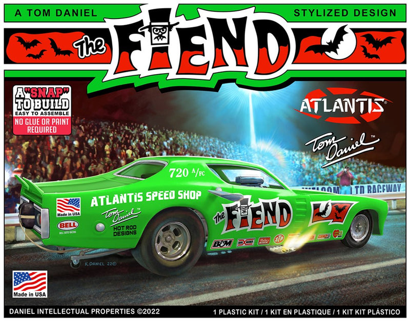 Atlantis Models M8278 1/32 'Fiend' Funny Car (8120470634733)