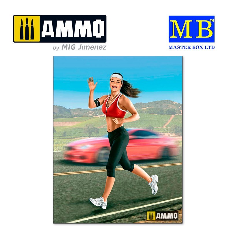 Master Box MB24050 1/24 Jogging some miles. Tyra. (8967463338221)