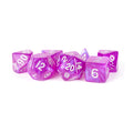 MDG Acrylic Dice: Stardust Purple Poly Set
