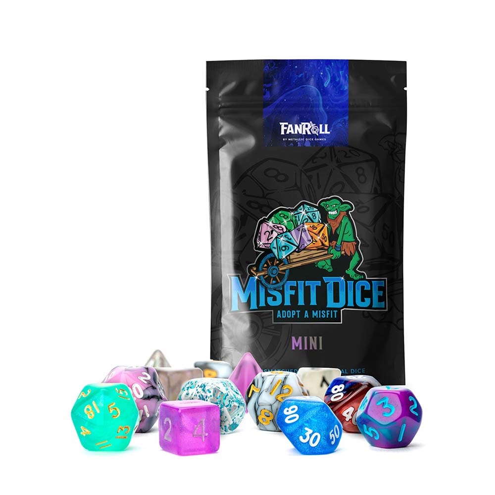 MDG Fanroll Misfit Mini Dice Pack (2 set pack)