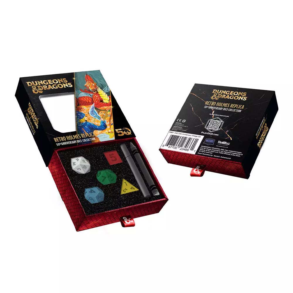 MDG Fanroll D&D 50th Anniversary Retro Set (4)