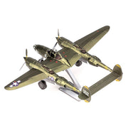 Metal Earth ICX143 ICONX P-38 Lightning - Hobby City NZ (7502124417261)